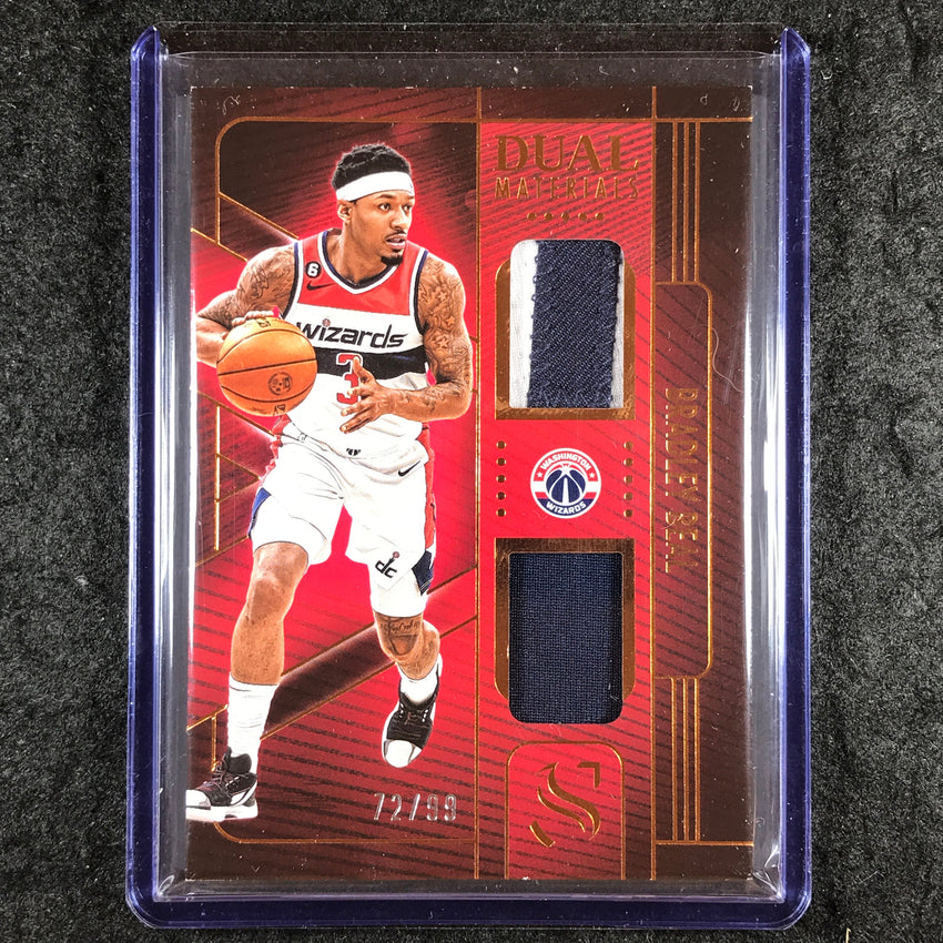 2024-25 Silhouette BRADLEY BEAL Dual Materials Patch Relic Bronze 72/99