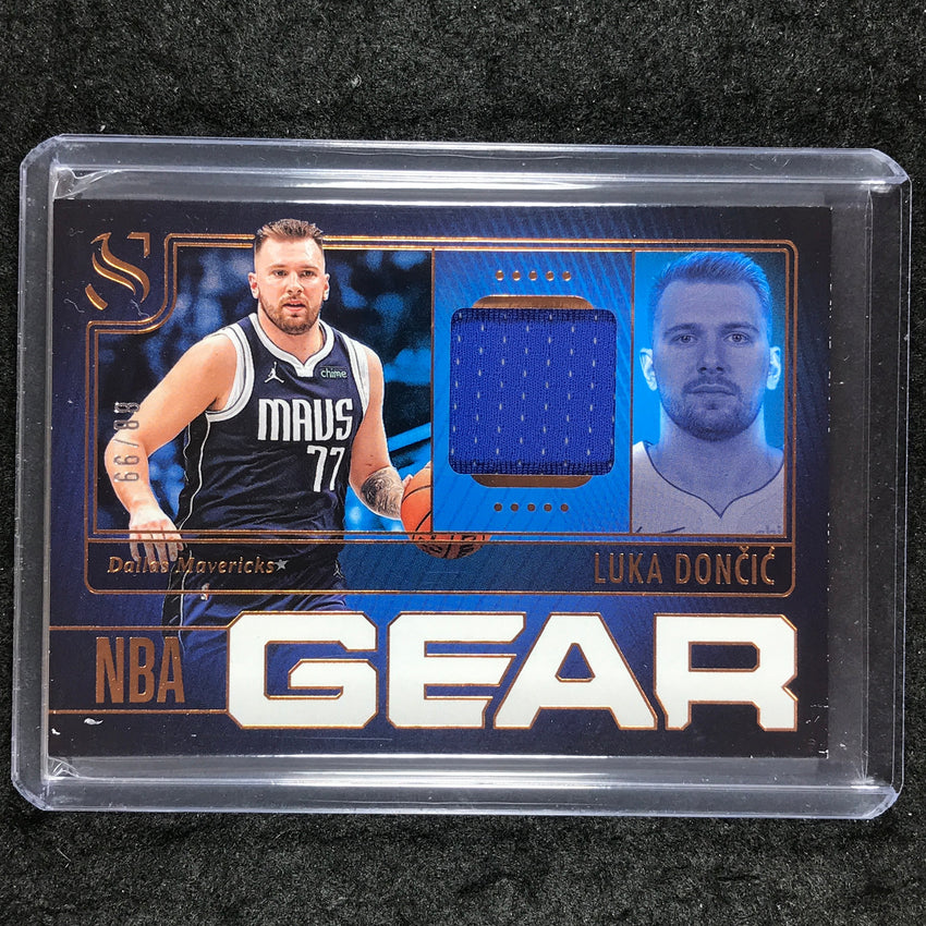 2024-25 Silhouette LUKA DONCIC NBA Gear Jersey Relic Bronze 88/99