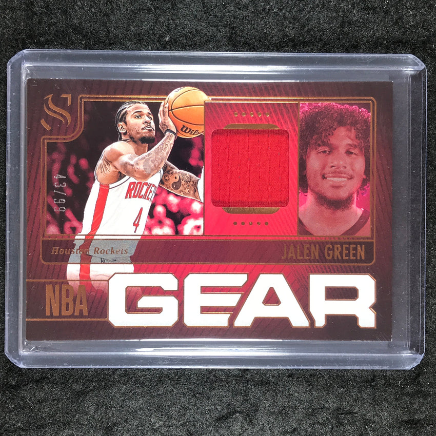 2024-25 Silhouette JALEN GREEN NBA Gear Jersey Relic Bronze 43/99
