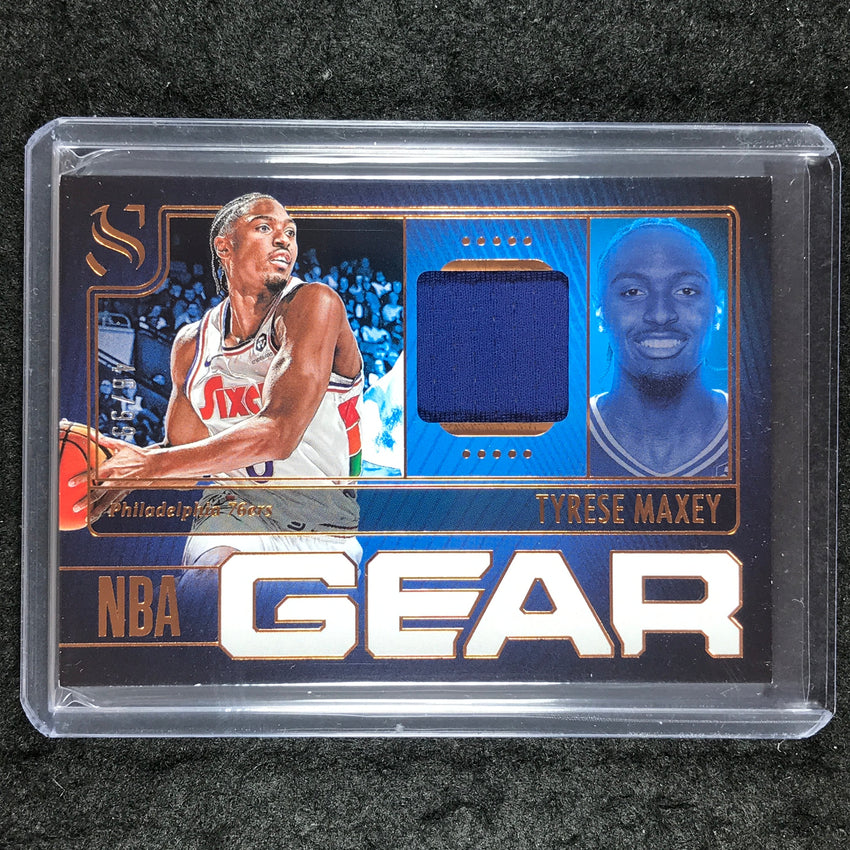 2024-25 Silhouette TYRESE MAXEY NBA Gear Jersey Relic Bronze 46/99