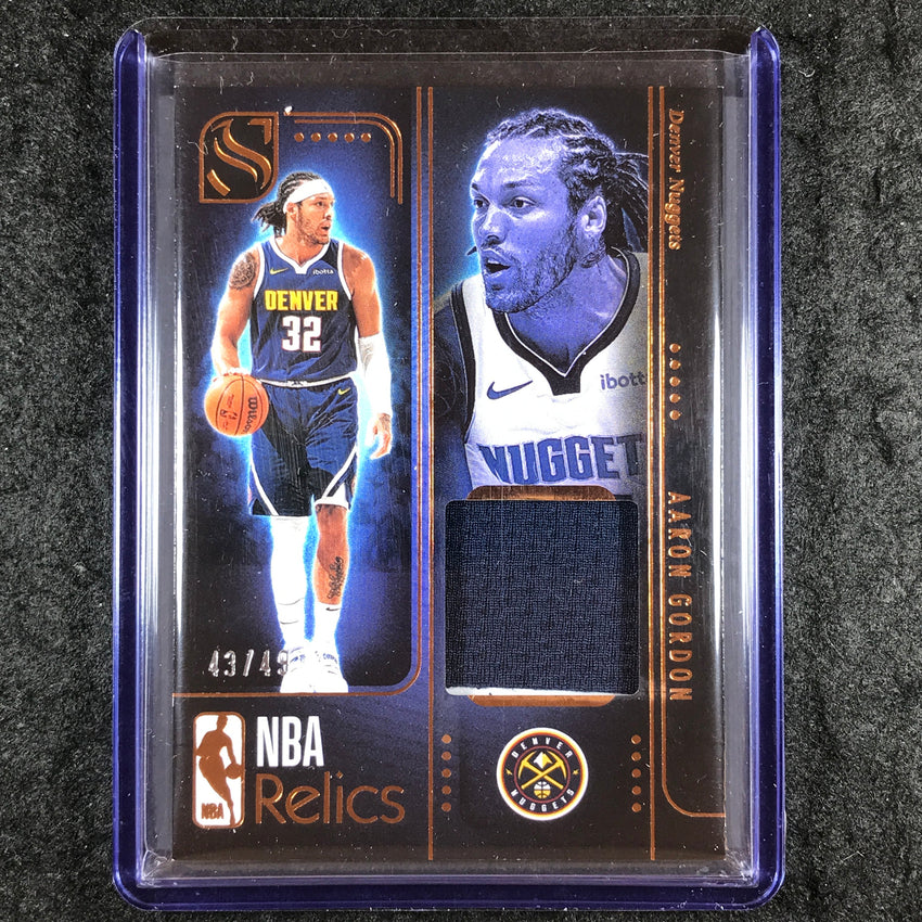 2024-25 Silhouette AARON GORDON NBA Relics Jersey Relic Bronze 43/49