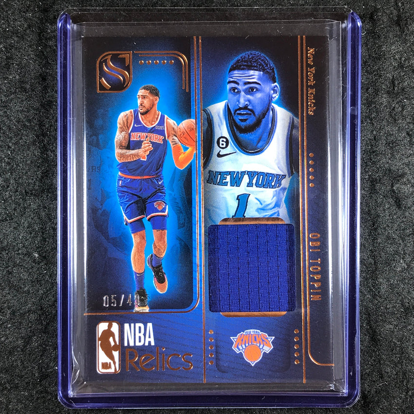 2024-25 Silhouette OBI TOPPIN NBA Relics Jersey Relic Bronze 5/49