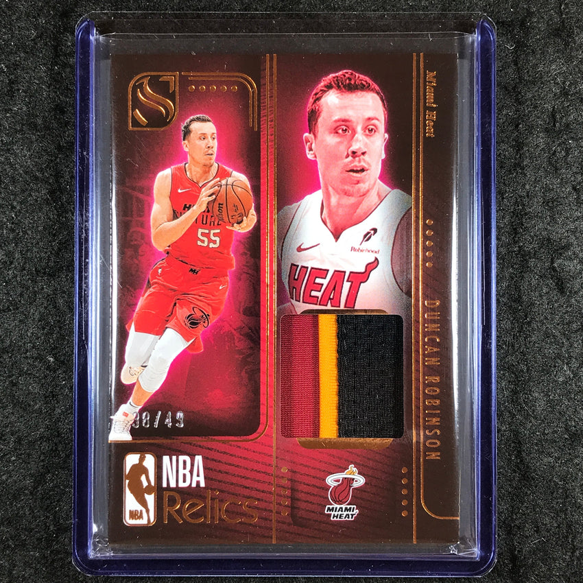 2024-25 Silhouette DUNCAN ROBINSON NBA Relics Patch Relic Bronze 38/49
