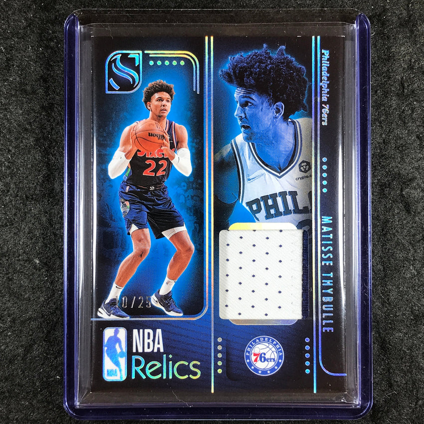 2024-25 Silhouette MATISSE THYBULLE NBA Relics Patch Relic Silver 10/25