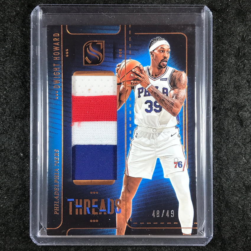 2024-25 Silhouette DWIGHT HOWARD Threads Patch Relic Bronze 48/49