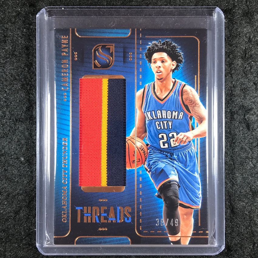 2024-25 Silhouette CAMERON PAYNE Threads Patch Relic Bronze 38/49