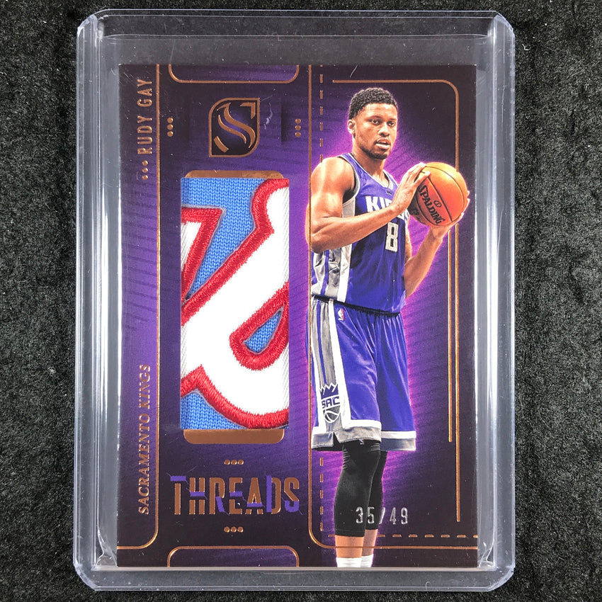 2024-25 Silhouette RUDY GAY Threads Patch Relic Bronze 35/49
