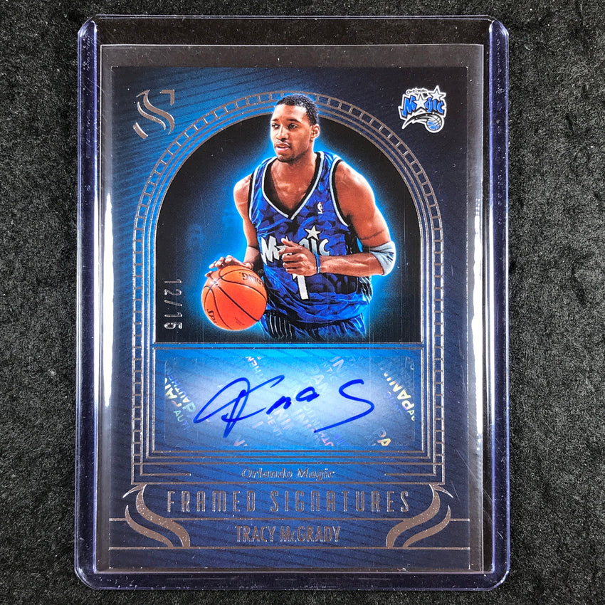 2024-25 Silhouette TRACY MCGRADY Framed Signatures Auto 12/15
