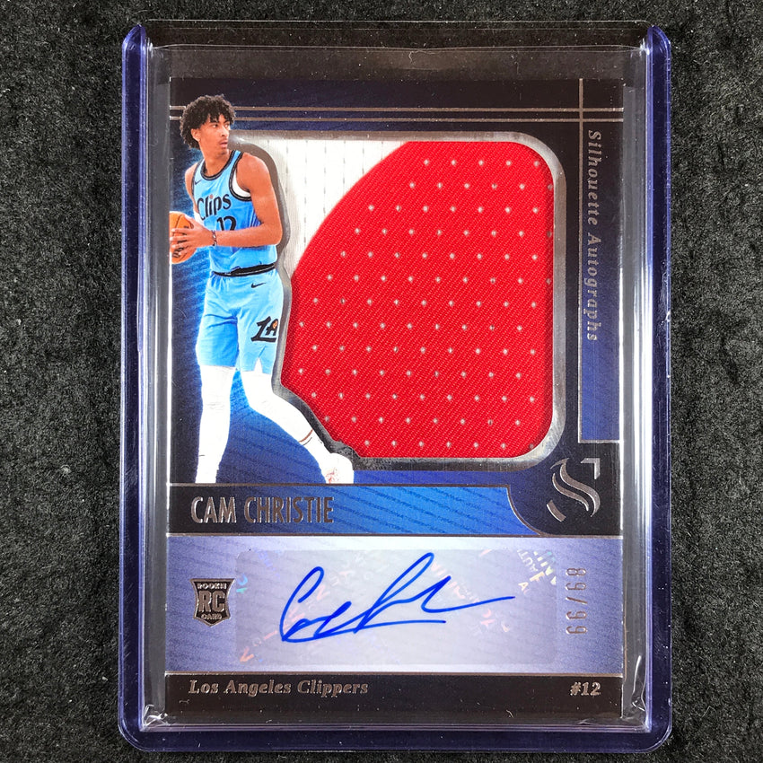 2024-25 Silhouette CAM CHRISTIE Silhouette Rookie Patch Auto 89/99
