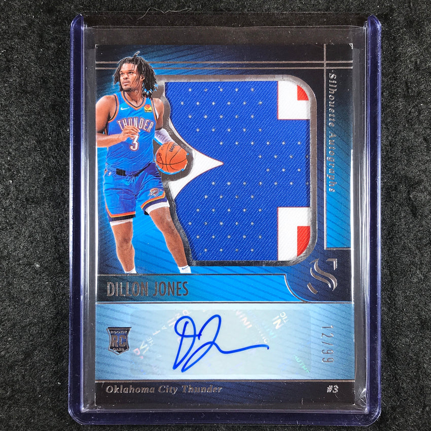 2024-25 Silhouette DILLON JONES Silhouette Rookie Patch Auto 12/99