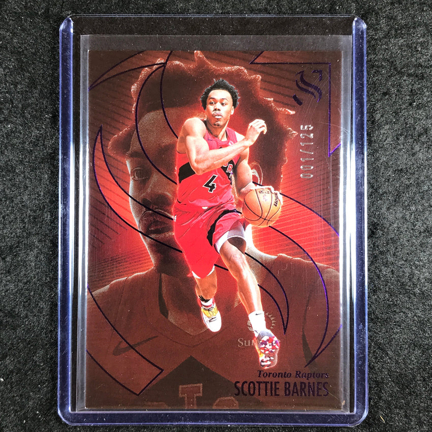 2024-25 Silhouette SCOTTIE BARNES Base Purple 1/125 #42