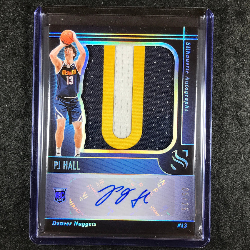 2024-25 Silhouette PJ HALL Silhouette Rookie Patch Auto Silver 5/25