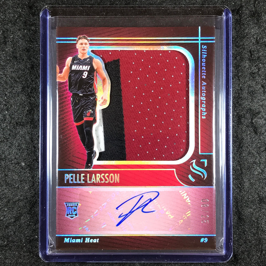 2024-25 Silhouette PELLE LARSSON Silhouette Rookie Patch Auto Silver 8/25