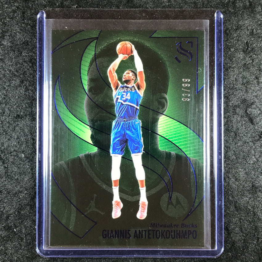 2024-25 Silhouette GIANNIS ANTETOKOUNMPO Base Blue 93/99 #29