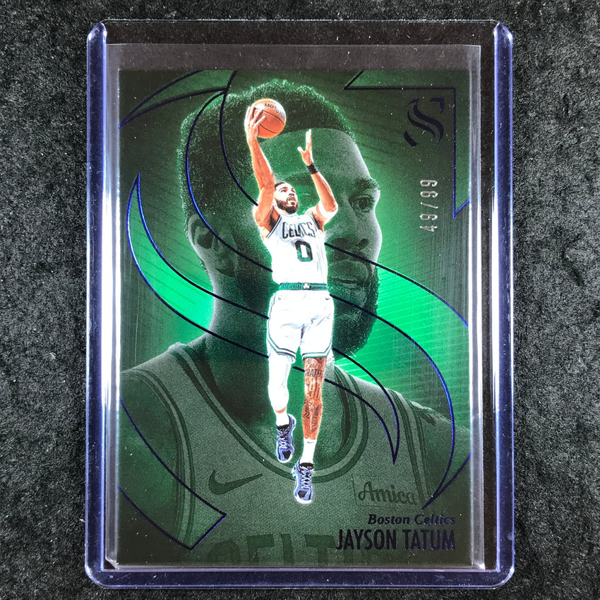 2024-25 Silhouette JAYSON TATUM Base Blue 49/99 #54