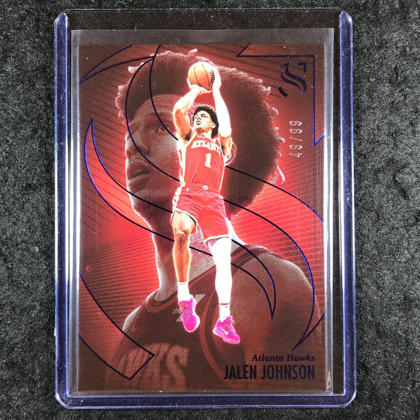 2024-25 Silhouette JALEN JOHNSON Base Blue 49/99 #56
