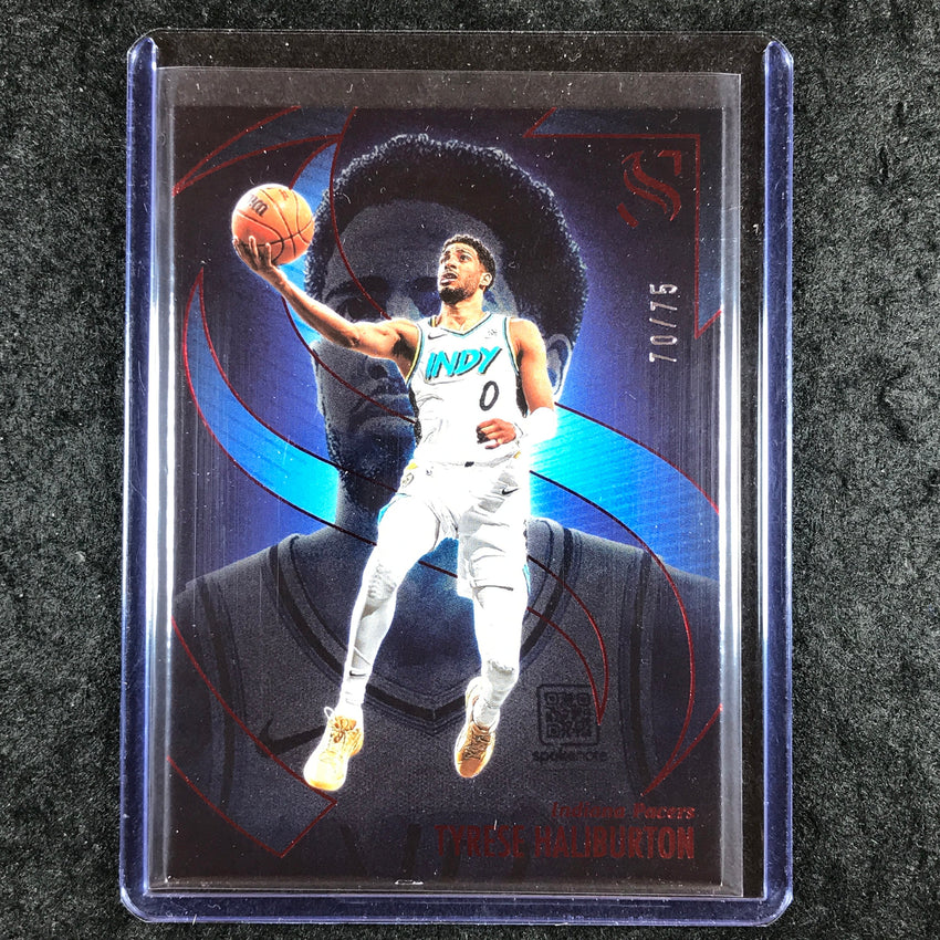 2024-25 Silhouette TYRESE HALIBURTON Base Red 70/75 #8