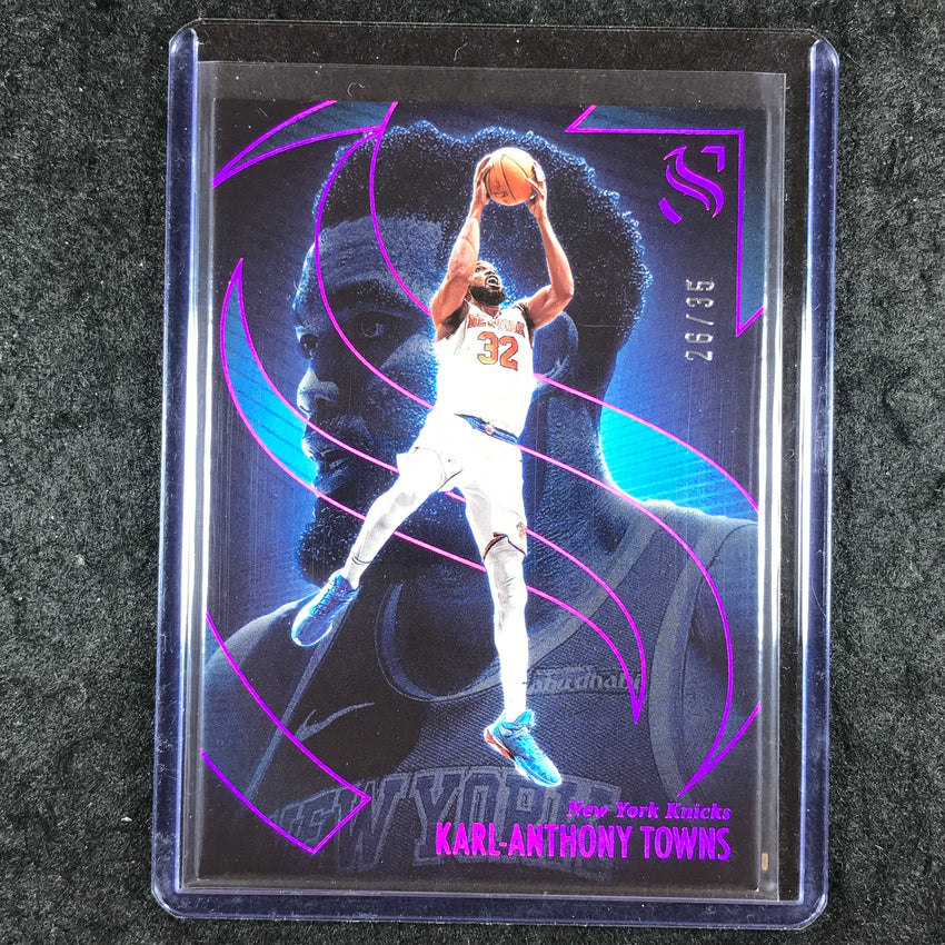 2024-25 Silhouette KARL-ANTHONY TOWNS Base Pink 26/35 #49