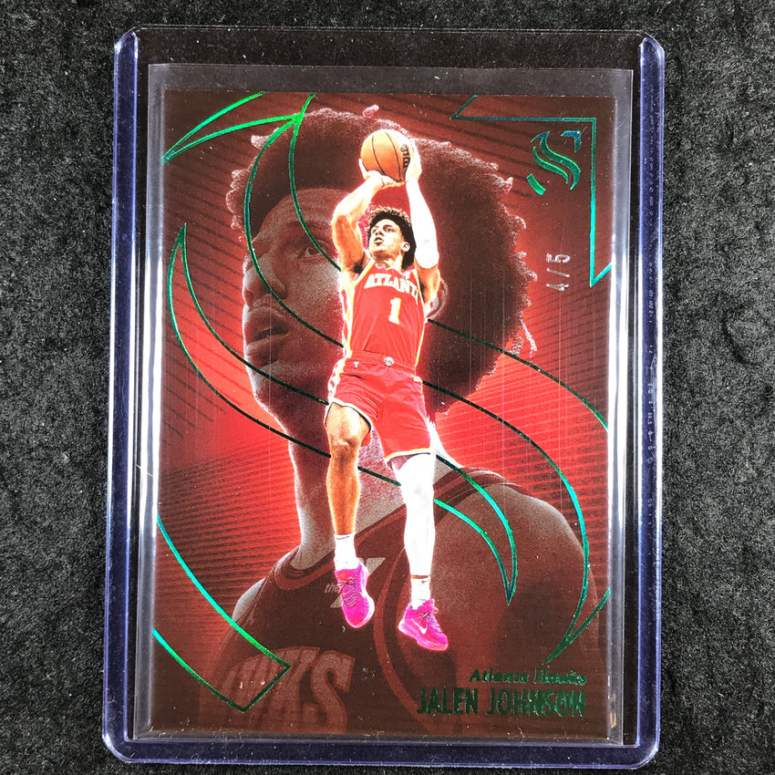 2024-25 Silhouette JALEN JOHNSON Base Green 4/5 #56