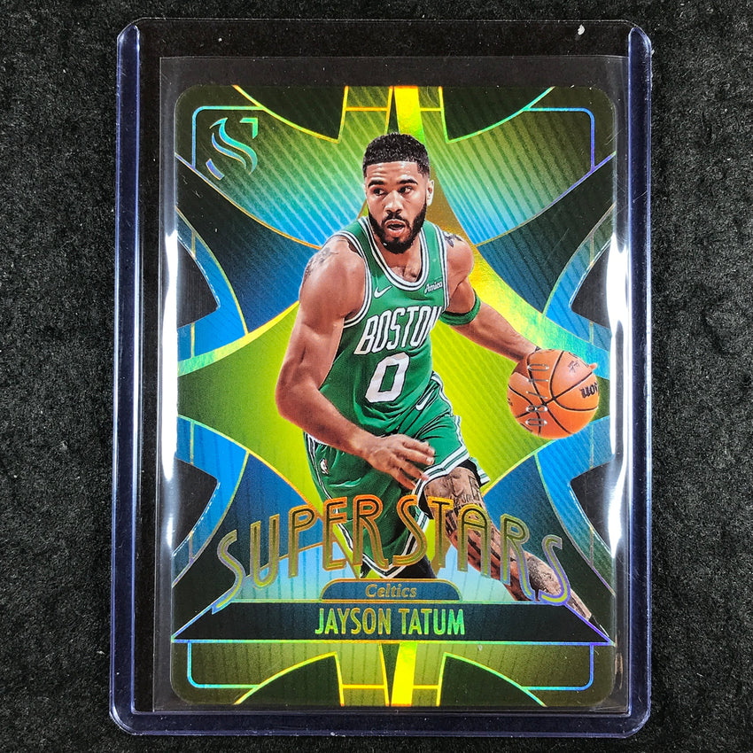 2024-25 Silhouette JAYSON TATUM Superstars Die-Cut Gold 8/10