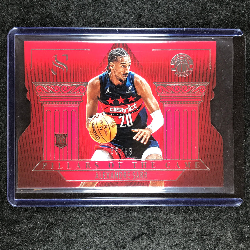 2024-25 Silhouette ALEXANDRE SARR Pillars of the Games Die-Cut Rookie 55/99