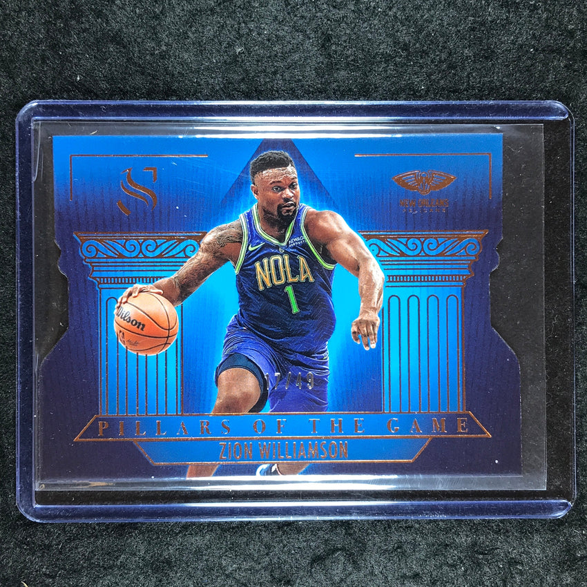 2024-25 Silhouette ZION WILLIAMSON Pillars of the Games Die-Cut Bronze 17/49