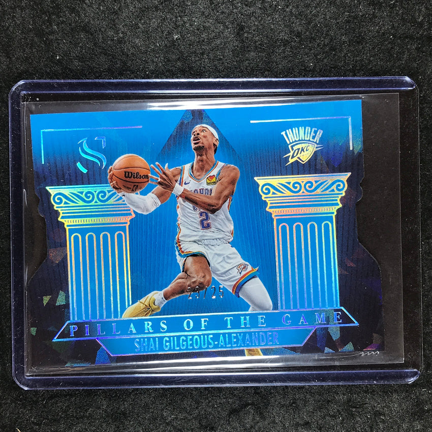 2024-25 Silhouette SHAI GILGEOUS-ALEXANDER Pillars of the Games Ice 23/25