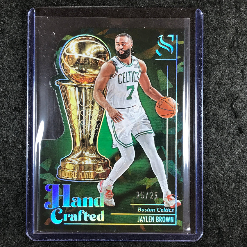2024-25 Silhouette JAYLEN BROWN Hand Crafted Die-Cut Cracked Ice 25/25