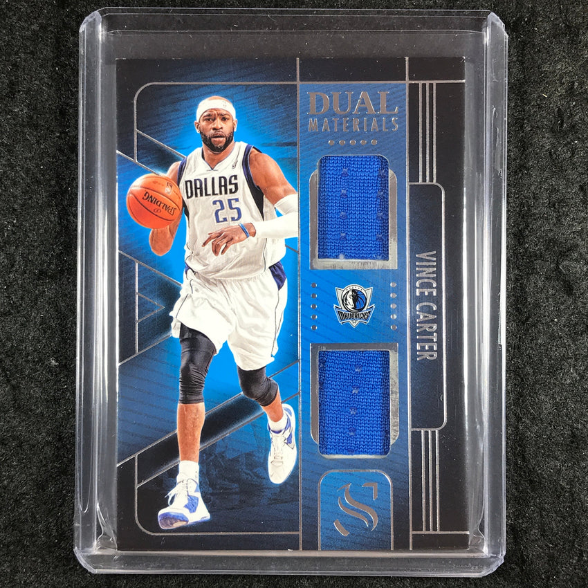 2024-25 Silhouette VINCE CARTER Dual Materials Jersey Relic #VCA