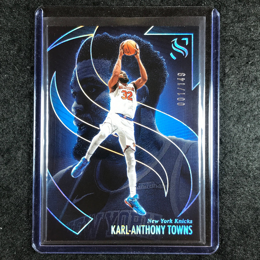 2024-25 Silhouette KARL-ANTHONY TOWNS Base Holo Silver 1/149 #49