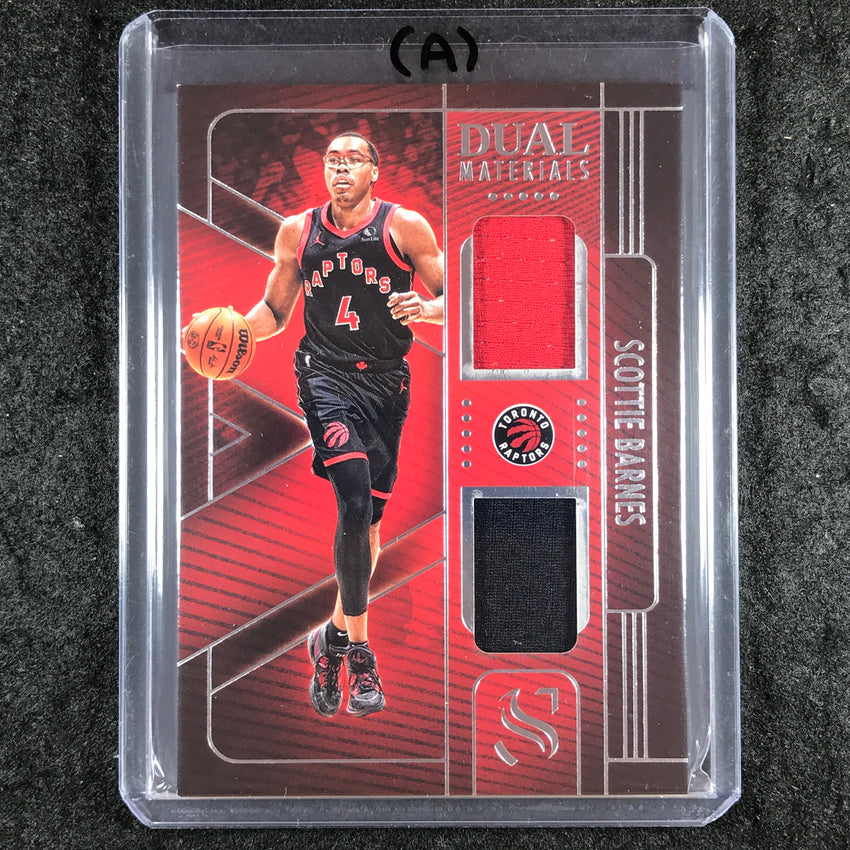 2024-25 Silhouette SCOTTIE BARNES Dual Materials Jersey Relic #BAR (A)