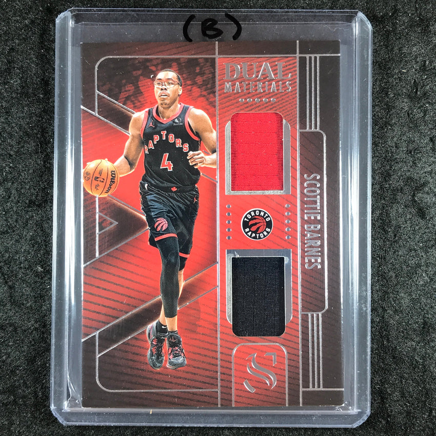 2024-25 Silhouette SCOTTIE BARNES Dual Materials Jersey Relic #BAR (B)