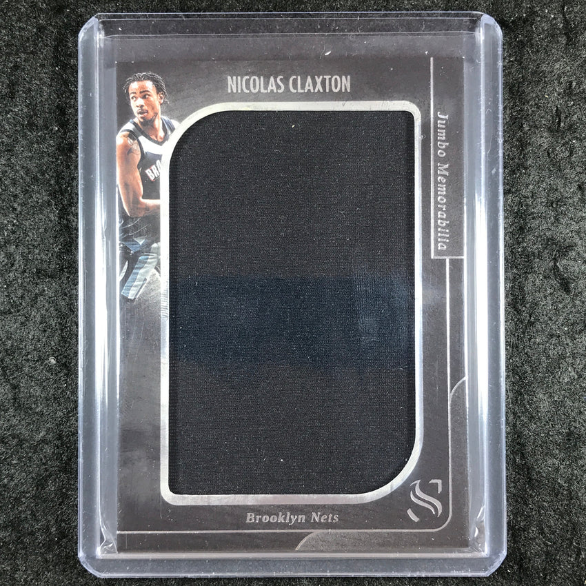2024-25 Silhouette NICOLAS CLAXTON Jumbo Materials Jersey Relic #NCX