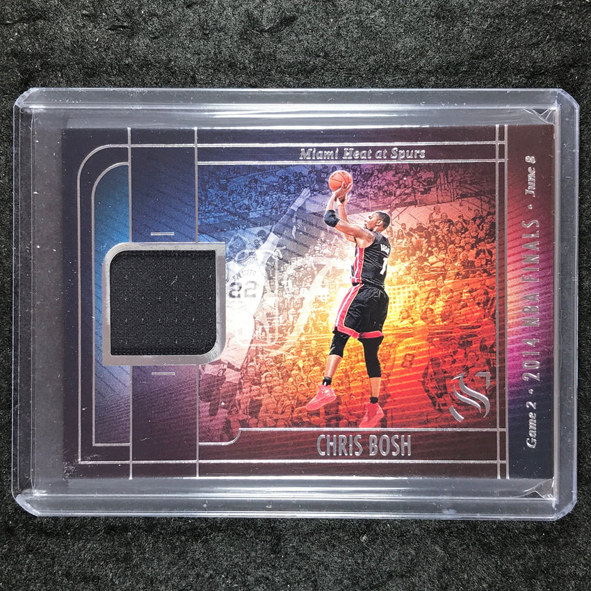 2024-25 Silhouette CHRIS BOSH NBA Finals Memorabilia Jersey Relic #CBS
