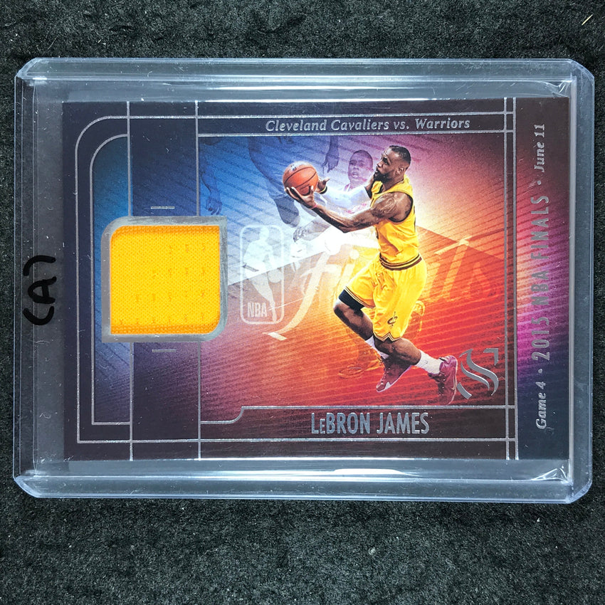 2024-25 Silhouette LEBRON JAMES NBA Finals Memorabilia Jersey Relic #LBC (A)