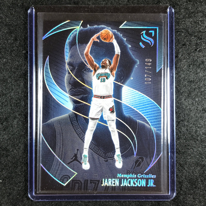 2024-25 Silhouette JAREN JACKSON JR. Base Holo Silver 107/149 #63