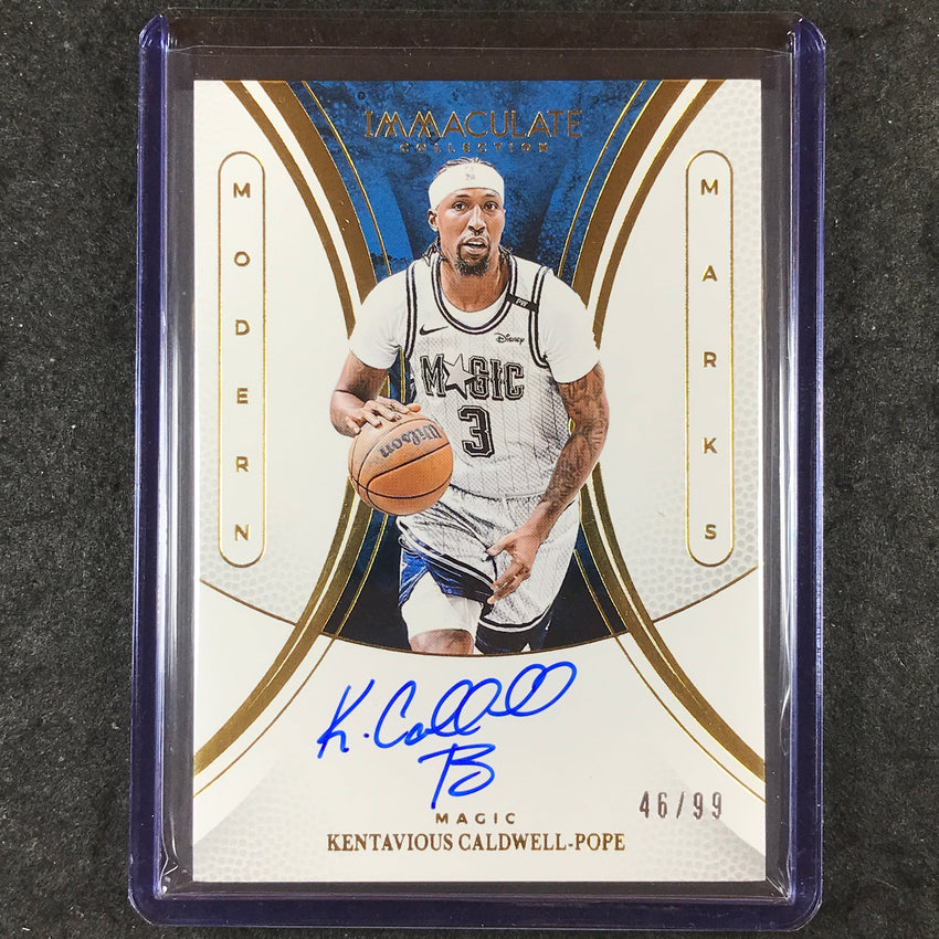 2024-25 Immaculate KENTAVIOUS CALDWELL-POPE Modern Marks Auto 46/99