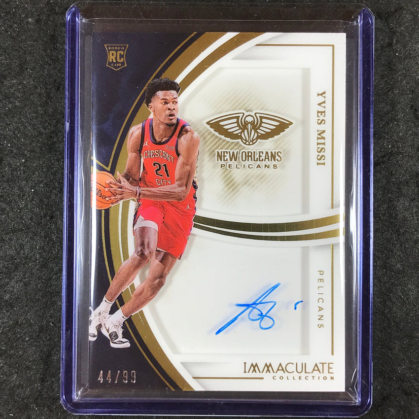 2024-25 Immaculate YVES MISSI Shadowbox Signatures Rookie Auto 44/99