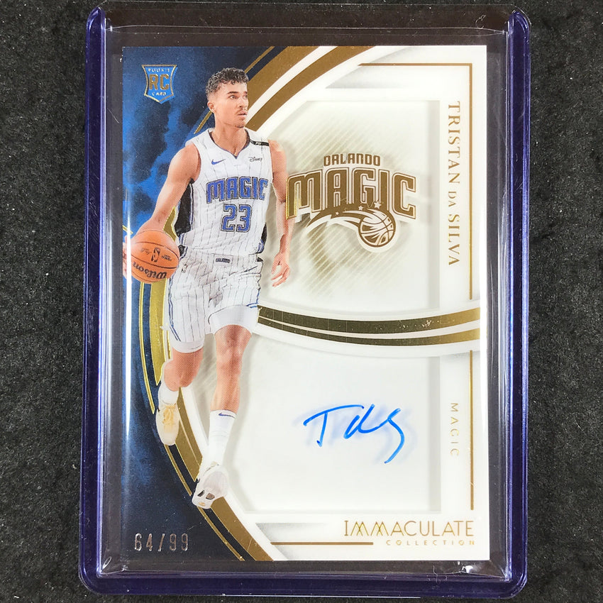2024-25 Immaculate TRISTAN DA SILVA Shadowbox Signatures Rookie Auto 64/99