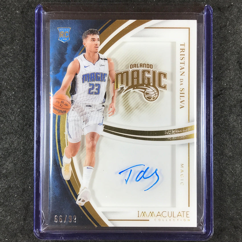 2024-25 Immaculate TRISTAN DA SILVA Shadowbox Signatures Rookie Auto 66/99