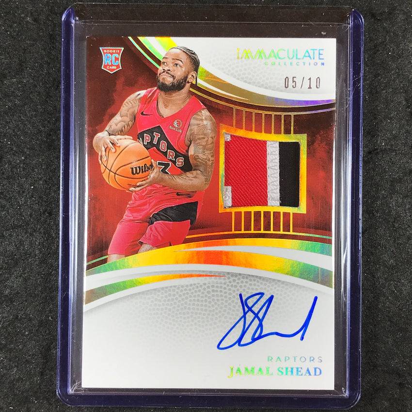 2024-25 Immaculate JAMAL SHEAD Base Rookie Patch Auto Gold 5/10