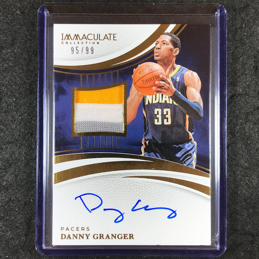2024-25 Immaculate DANNY GRANGER Patch Autographs 95/99