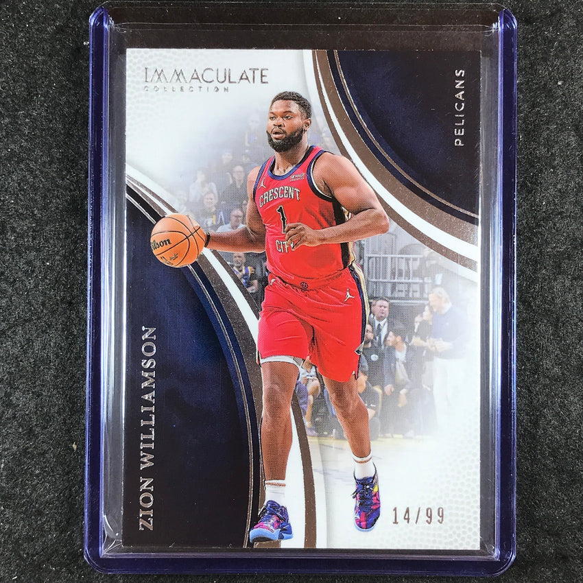2024-25 Immaculate ZION WILLIAMSON Action Base 14/99 #80