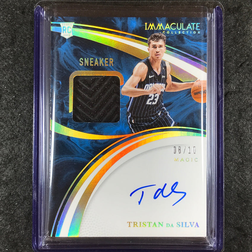 2024-25 Immaculate TRISTAN DA SILVA Sneaker Swatches Rookie Auto Gold 8/10