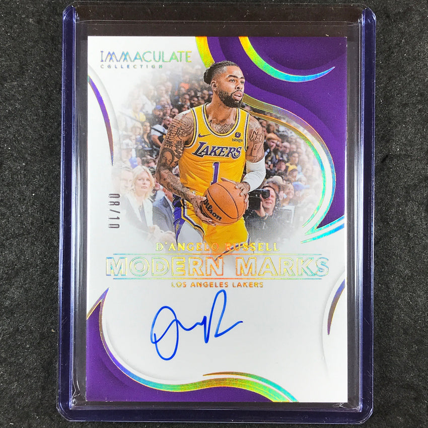 2024-25 Immaculate D'ANGELO RUSSELL Update Modern Marks Auto Gold 8/10