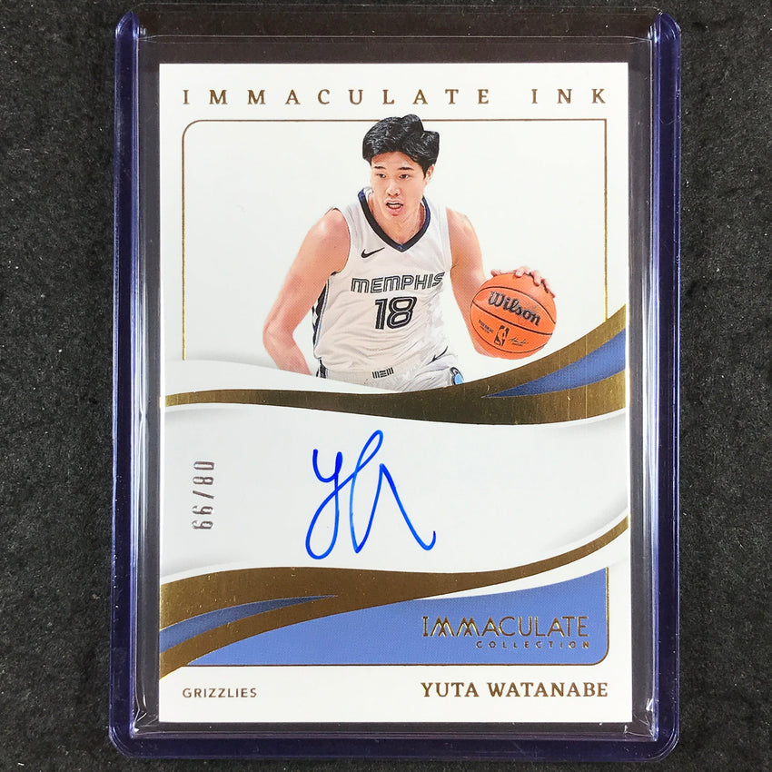 2024-25 Immaculate YUTA WATANABE Update Immaculate Ink Auto 8/99