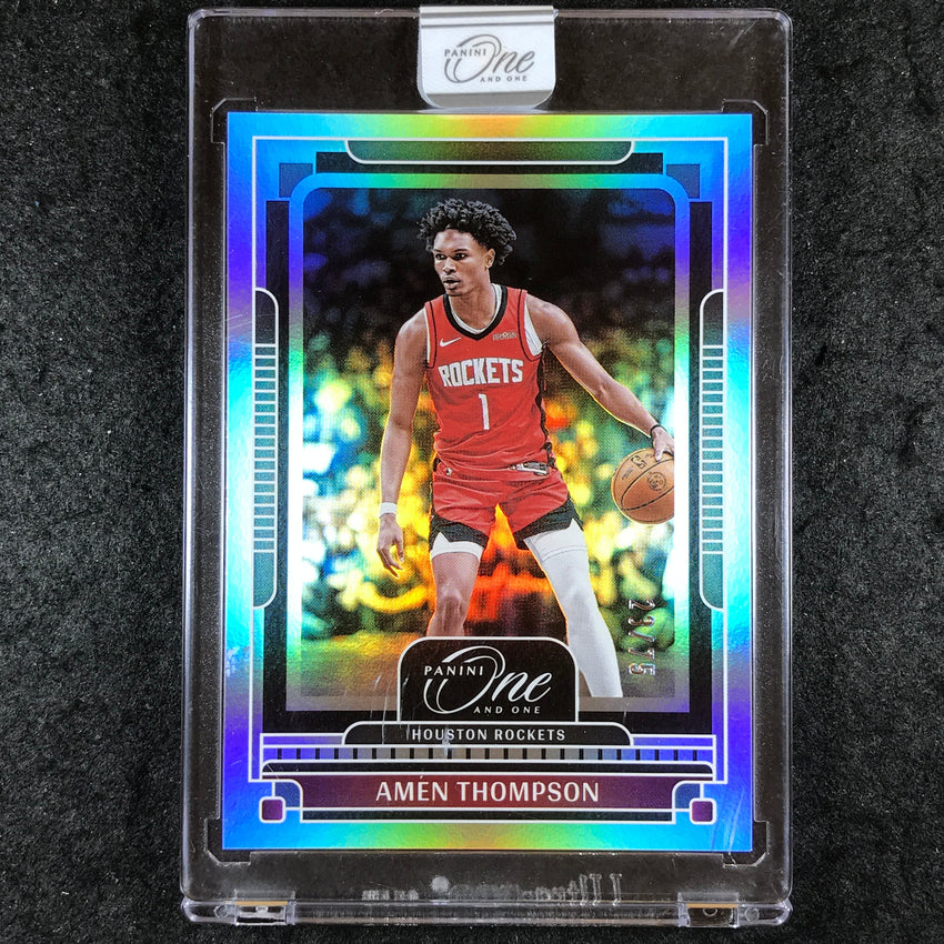 2024-25 One and One AMEN THOMPSON Base Silver 23/75 #44