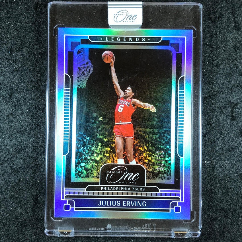 2024-25 One and One JULIUS ERVING Legends Base Silver 2/75 #157