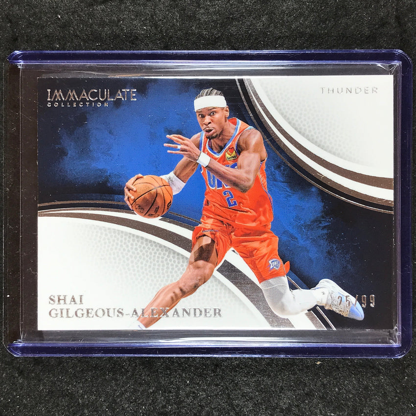 2024-25 Immaculate SHAI GILGEOUS-ALEXANDER Variation Base 25/99 #96
