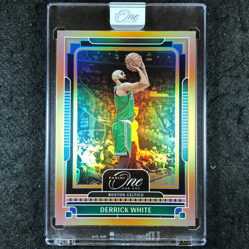 2024-25 One and One DERRICK WHITE Base Orange 25/49 #43
